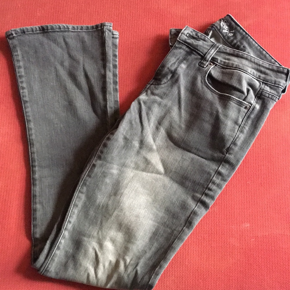 American eagle light black/faded jeans